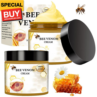 2PCS Bee Venom Cream, 2024 New Bee Venom Cream, Professional Bee Venom Gel for A