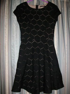 Neat Black Fit & Flare Dress Size 8 George | eBay UK Neat Black Fit & Flare Dress Size 8 George | eBay UK