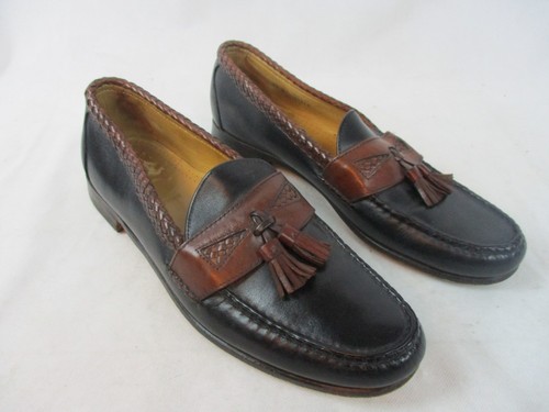 Mocasines de vestir Allen Edmonds Maxfield B marrón borla EE. UU. chile informales | eBay
