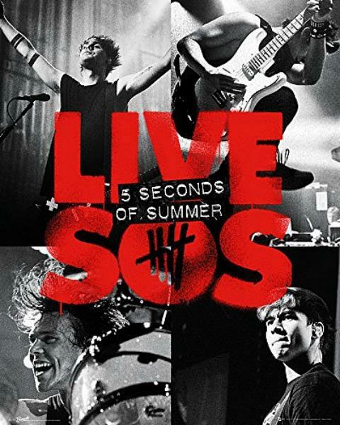 5 Seconds of Summer : Live SOS - Mini Poster 40 x 50 cm new and sealed