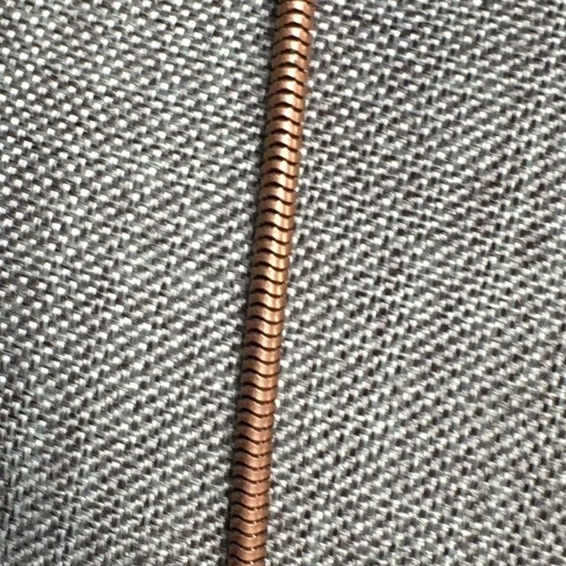 Statement Necklace Copper Silver Gold Scrollwork … - image 6