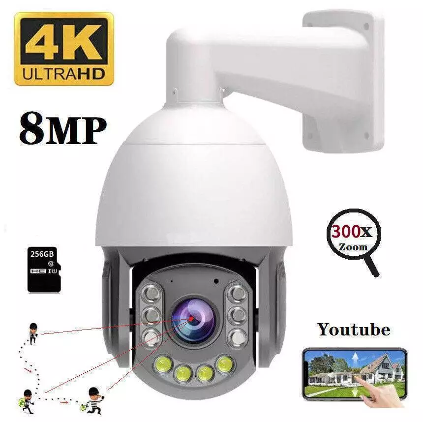 4k auto tracking store camera