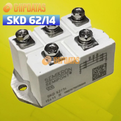 1PCS NEW SEMIKRON SKD62/14 SKD62-14 Power Module Supply Guarantee #R21