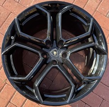 Lamborghini Aventador Rear 12jx20h2 Wheel Gloss Black 20 OEM