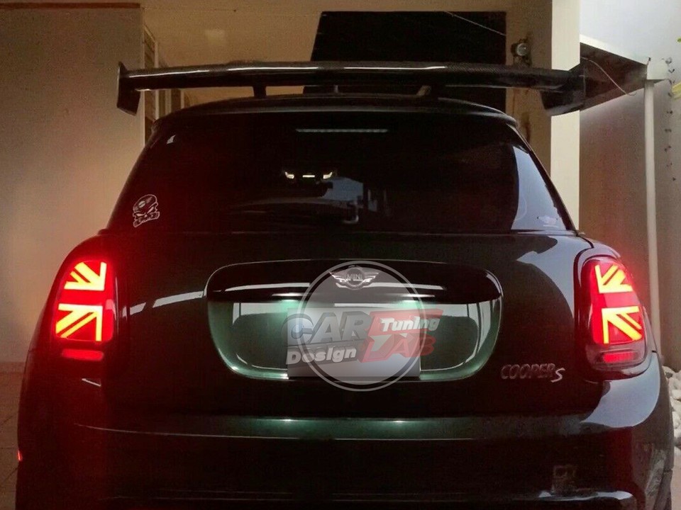 LED Tail Lights For 20142018 Mini Cooper F56 LCI UK UNION JACK Smoke