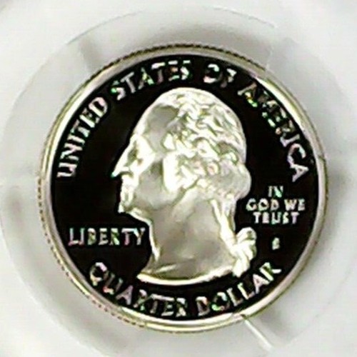 2003-S 25C State Quarter Illinois PCGS PR69 DCAM CLAD 22wut0813 - Picture 4 of 4