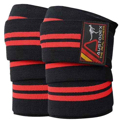 Spriit Weight Lifting Heavy Duty Knee Wraps Bodybuilding Gym - Foto 12