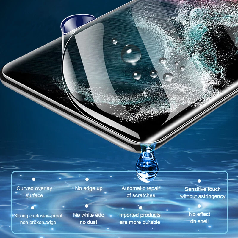 Hydrogel Screen Protector For Samsung S24 Ultra S23 S22 S21 FE A54 A34 Full Film - Image 4 of 4