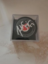 Todd Simpson Calgary Flames Signed Autographed Official Game Puck COA
