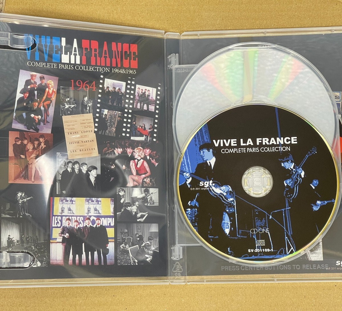 VIVA LA FRANCE 1964 & 1965 Complete、【1CD+2DVD 】 BEATLES / VIVE LA FRANCE 64&65(DVD&2CD） | eBay