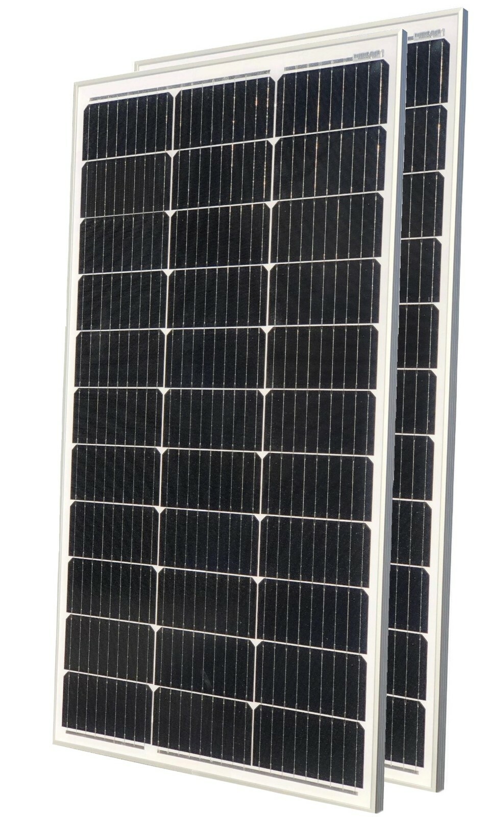 WindyNation 100 Watt 12 Volt Monocrystalline Solar Panel Bat