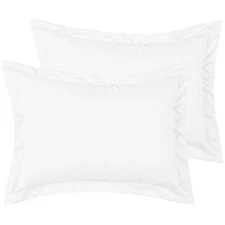 Mellanni Pillow Shams Set of 2, Microfiber Decorative Pillow Cases/Covers