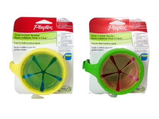 2 Packs Of Playtex Flip Top Snacker with Twist 'N Click Color May Vary