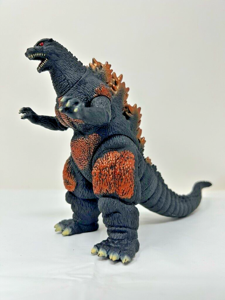 BANDAI Burning Godzilla 2001 Soft Vinyl Figure 5” Movie Monster