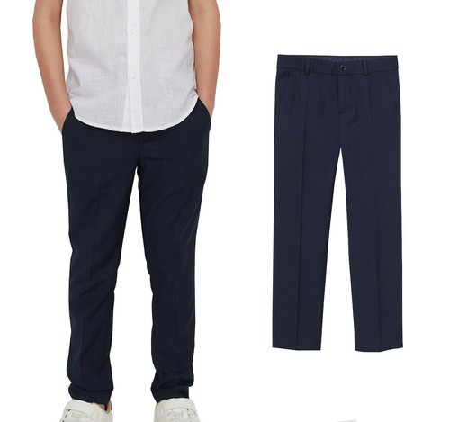 Navy Dress Pants Slacks Trousers 