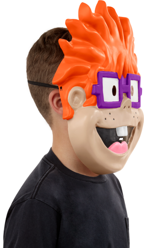Deluxe RUGRATS CHUCKIE MASK Adult Kid Halloween Costume Funny Jumbo Cartoon Face - Picture 4 of 18