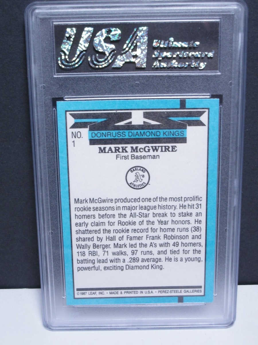 1988 Donruss - Diamond Kings Mark McGwire #1 for sale online