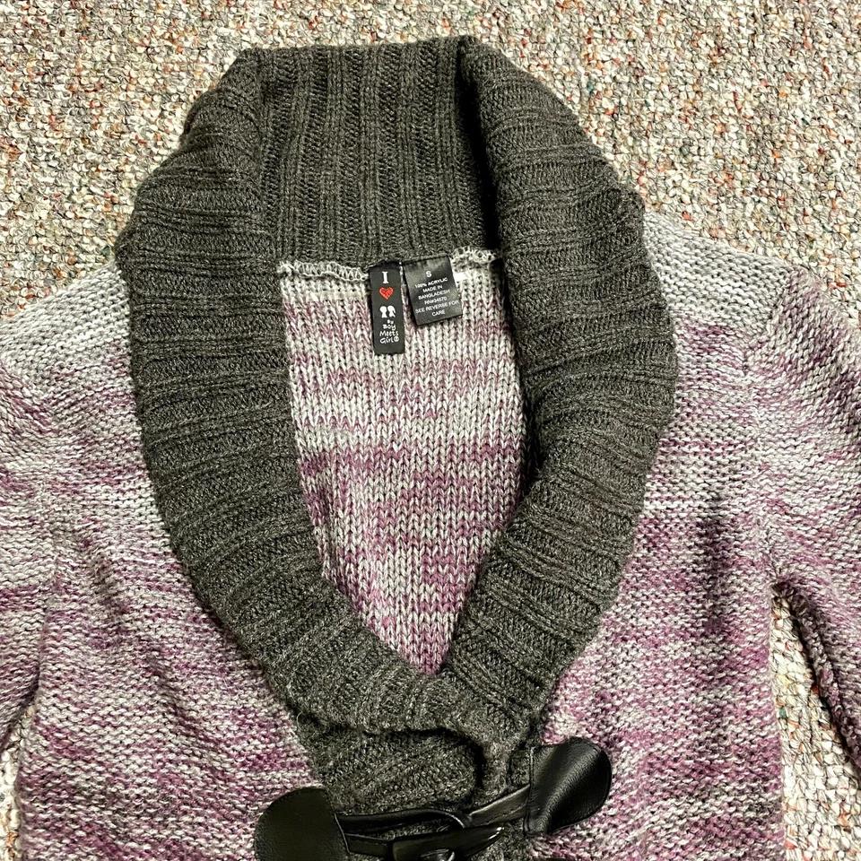 Cárdigan suéter Boy Meets Girl para mujer talla pequeña estilo envolvente garra botón bloqueo Foto 3 de 4