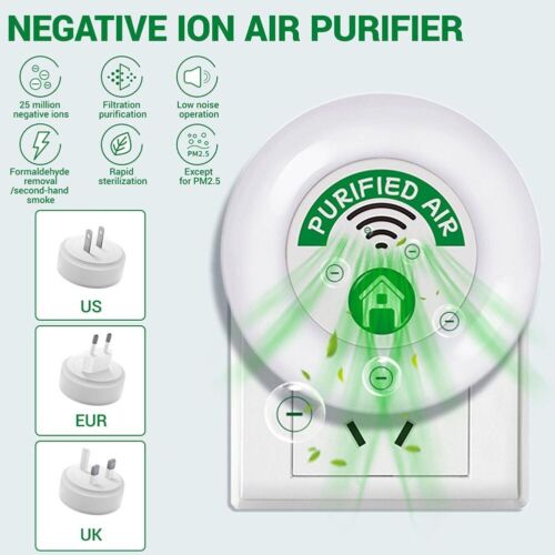 Purificatore d'aria purificatore d'aria cameretta bambino per cucina 60x60x62 mm Abs ioni negativi - Foto 1 di 16