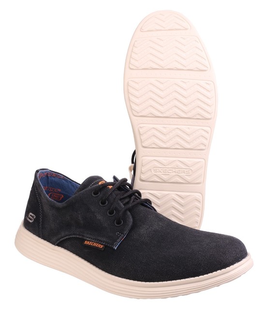 skechers status borges mens canvas shoes