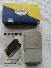 Vintage Arcadia Bakelite Viewer In Original Box With Instruction Sheet