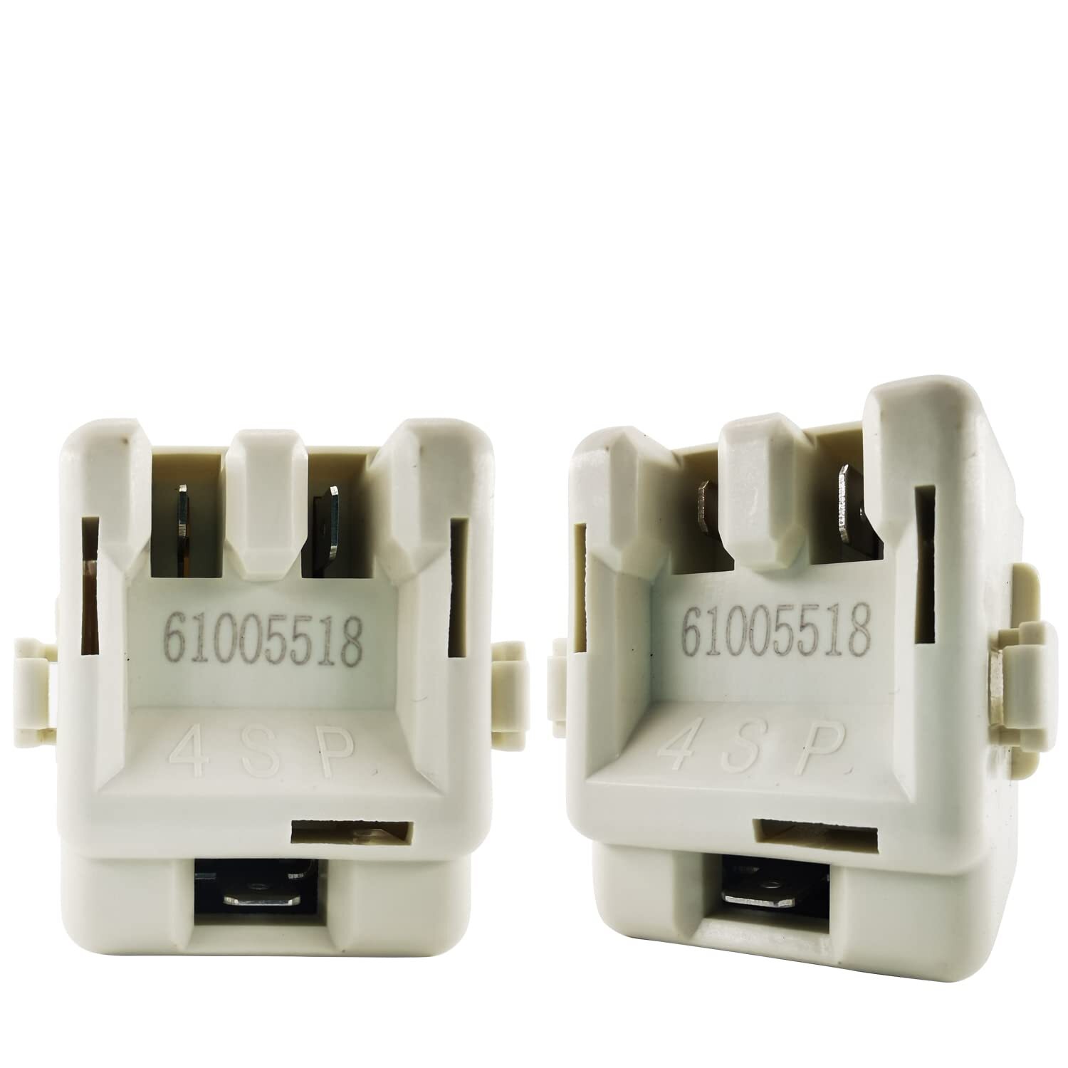 61005518 (2/Pack) Refrigerator Compressor Relay and Overload for Whirlpool&ma...-image