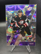2023-24 UD SPx Hockey Dylan Cozens Purple Parallax /149 #90