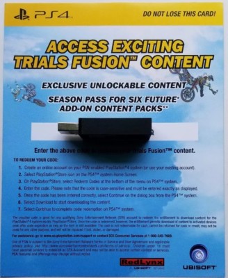 Trials Fusion Season Pass PS4