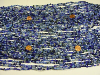 30 Strands 36'' India Handmade Assorted Color Glass Beads Wholesale Bulk (CT-47)
