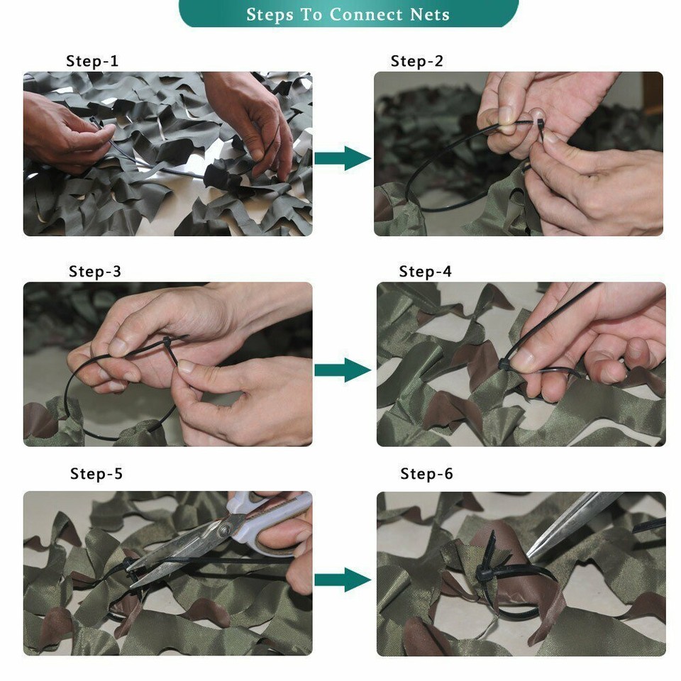 Camouflage Netting Camo Net Woodland Blinds for Military Sunshade ...