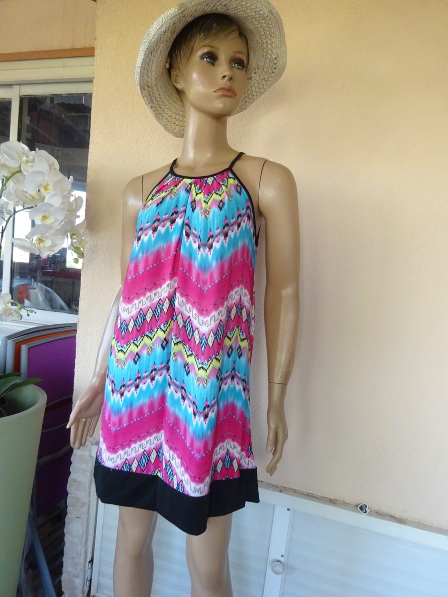 Robe D'été Blanche Janine Robin - Bretelles Vintage - Taille 38/40 - Coton