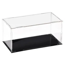 Acrylic Clear Display Case Box Dustproof Protection Showcase 20x10x10cm