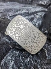 New Pure Titanium Men's Belt Pin Buckle Five Blessings Pattern Anti Allergic