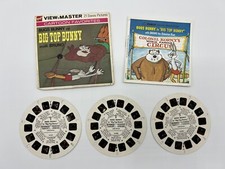 GAF View-Master Bugs Bunny in Big Top Bunny with Bruno 3 Reel Packet B549 1972