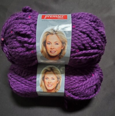 Premier Yarns Deborah Norville Collection Serenity Chunky Sequins...
