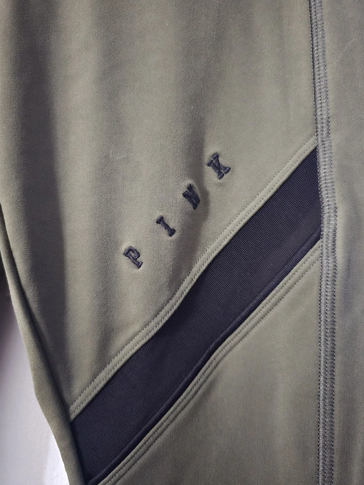 ROSA Victoria's Secret Ultimate Yoga Leggings Cazador Verde y Negro Malla Pequeño Foto 4 de 4