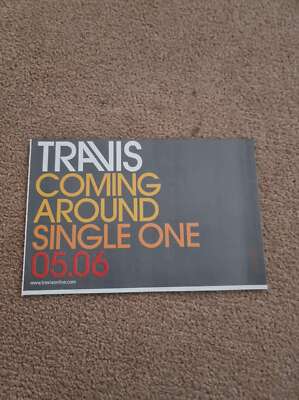 TNEWM105 WERBUNG 5X8 TRAVIS: ''COMING AROUND'' SINGLE