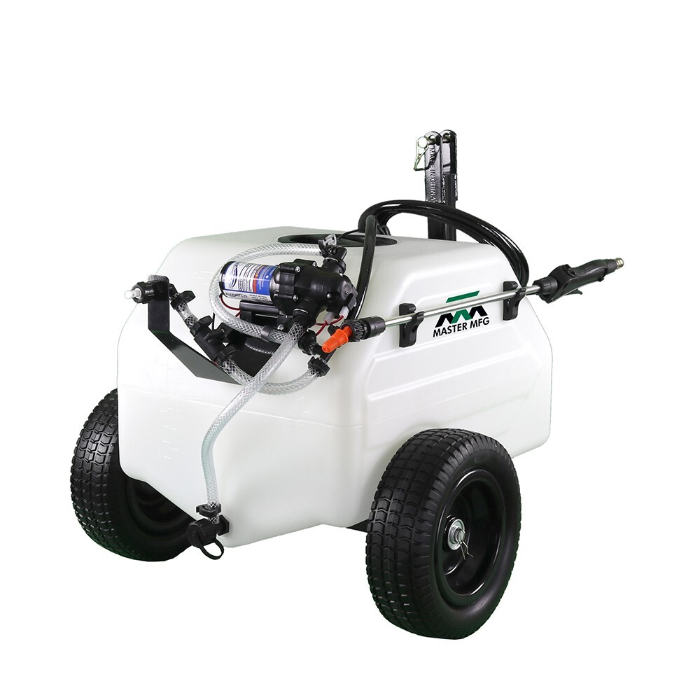 Master MFG 12 Gallon Lawn Trailer Broadcast Sprayer for ATV's & UTV'S