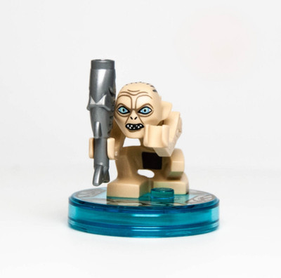 Lego Lord of Rings Minifigure - Gollum & Dimensions Base Tag 71218 79000 (lor031