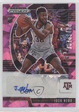 2020-21 Panini Prizm Draft Picks Prospect Pink Ice Josh Nebo #PA-JN Auto 0c9g