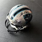 Luke Kuechly, Josh Norman, Davis & Short Carolina Panthers Signed Mini Helmet