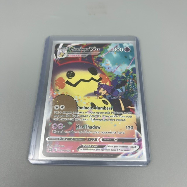 Pokemon TCG Mimikyu VMAX TG17/TG30 Brilliant Stars Trainer Gallery