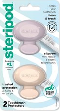 Clip-On Toothbrush Protector Keeps Fresh Clean Fits Most Manual Electric