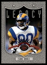 Isaac Bruce 1997 Leaf #190 St. Louis Rams NFL READ FREE SHIPPING AutographDen