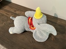 Disney Parks Dumbo Elephant Plush Stuffed Animal 16 With Feather