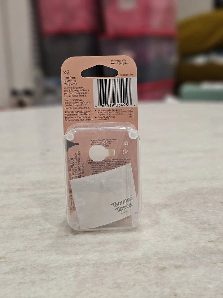 2 chupetas ultraleves Tommee Tippee, 0-6 meses 4 total sem BPA - Imagem 4 de 4