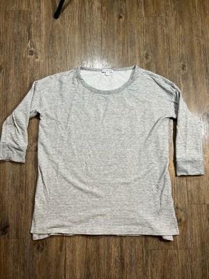 James Perse Sweatshirt Womens size 3/L Gray Vintage French Terry Made in USA