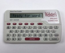 1997 WEBSTER  S Spelling Corrector w/ Games Franklin Electronics NCS-100 EXC 