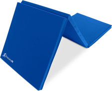 Tri-Fold Folding Thick Exercise Mat 6  X2  with Carrying Handles for MMA, Gymnast