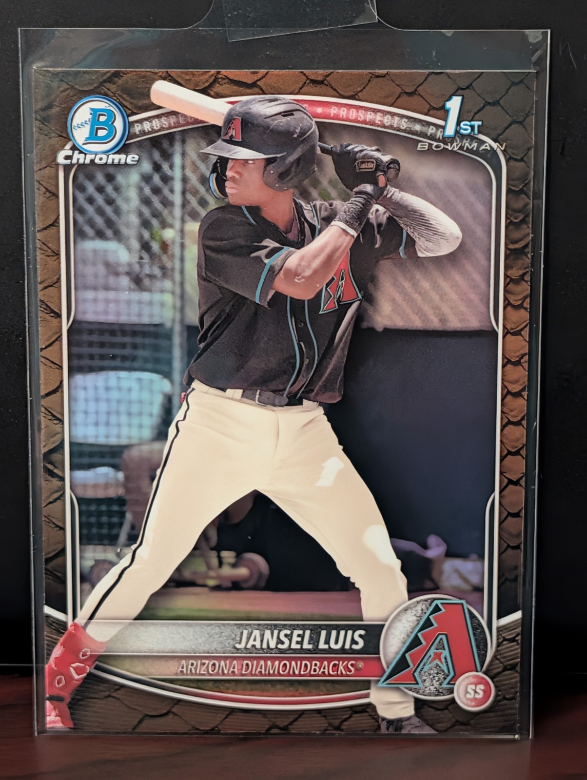 2025 Bowman - Chrome Prospects Jansel Luis #BCP-84 Reptilian Refractor (RC)